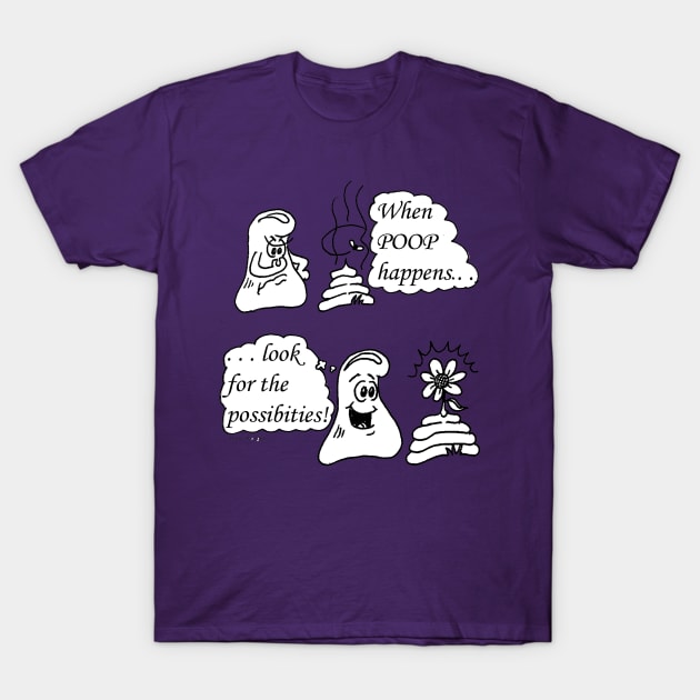 Poop T-Shirt by ThymThoughts
